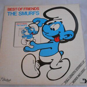 Vintage Best Of Friends The Smurfs Record, 1982, Starland Music, ARI-1027, Peyo